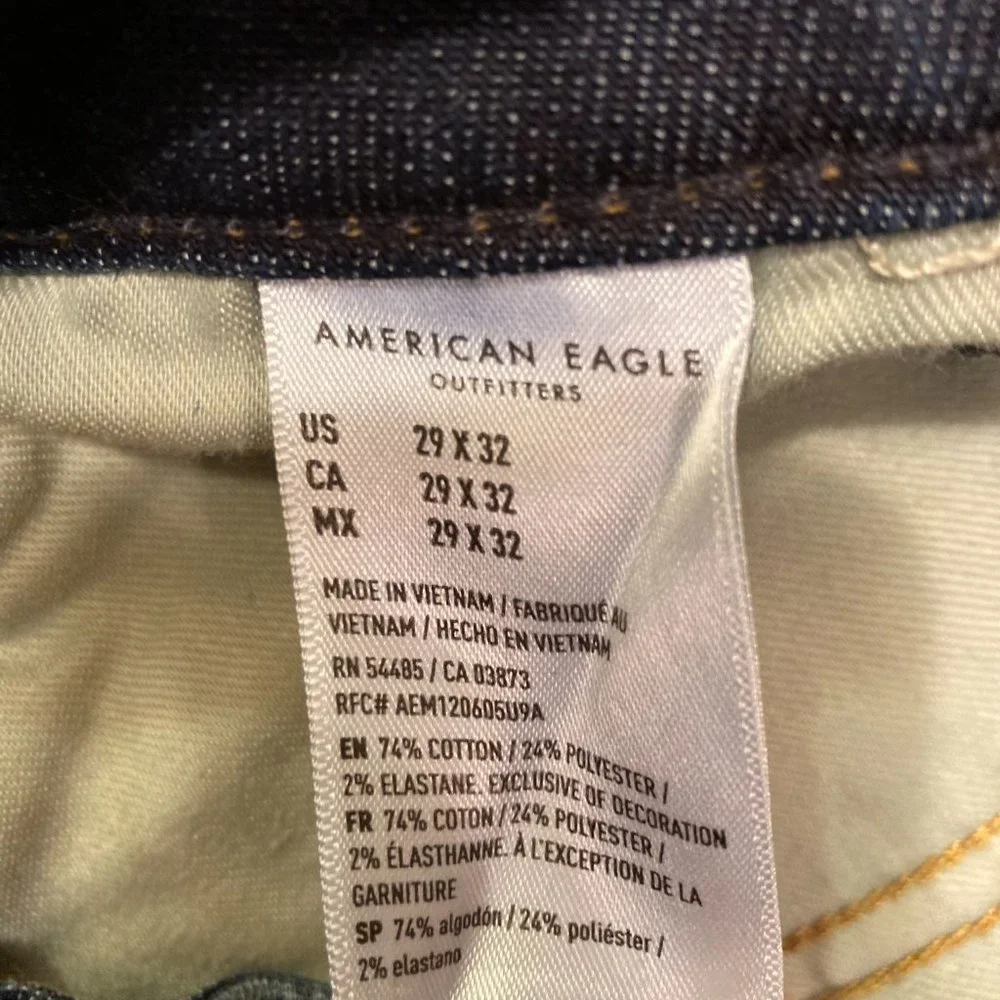 NWOT American Eagle Men’s Athletic Airflex+ Denim Jeans 29 x 32 (#14)